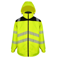 こんにちはVis FleeceまたはQuilted Liner Reflective Safety Winter Jacket